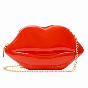 Expressions NYC Vegan Red Purse NWT